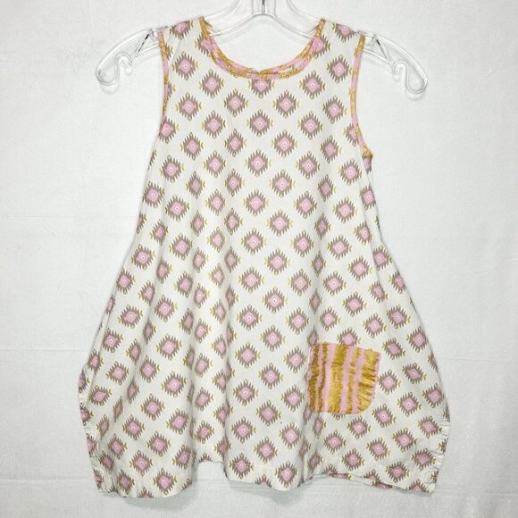 Hannah Kate Other - Hannah Kate Girls Babydoll Top Tunic Button Back Sleeveless Side Slits Sz 7